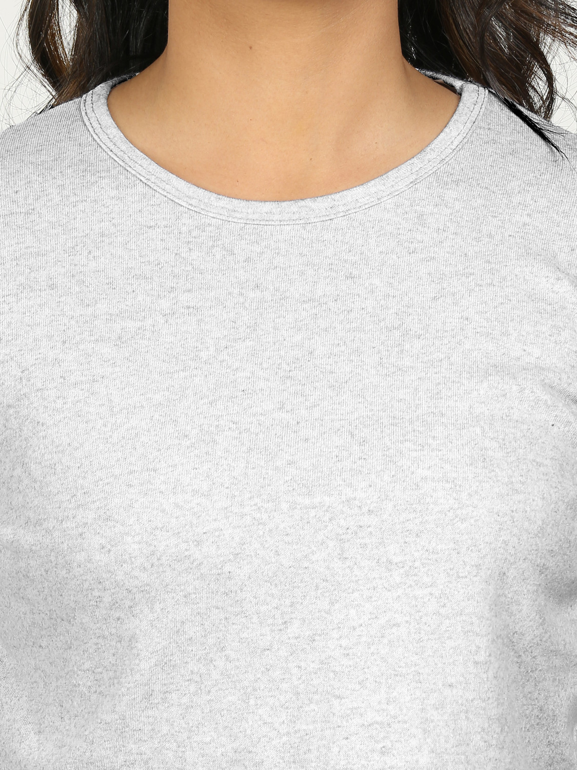 Image of Wafaa Casual Solid Women White Top