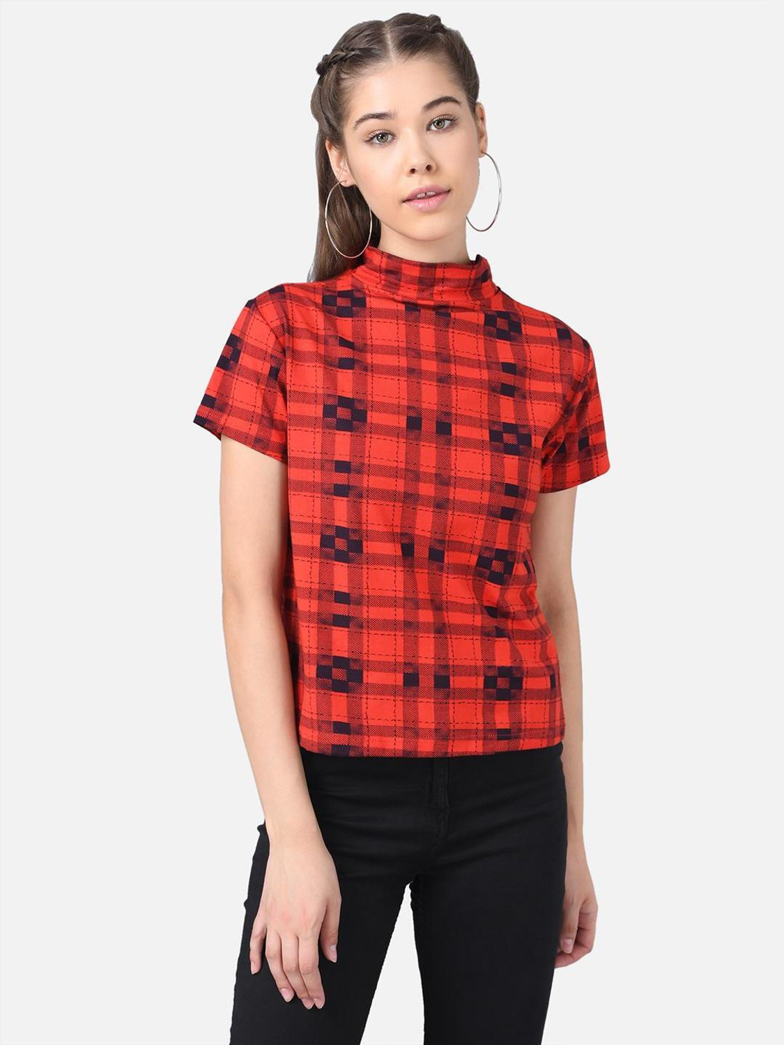 Image of KOTTY Casual Printed Women Multicolor Top