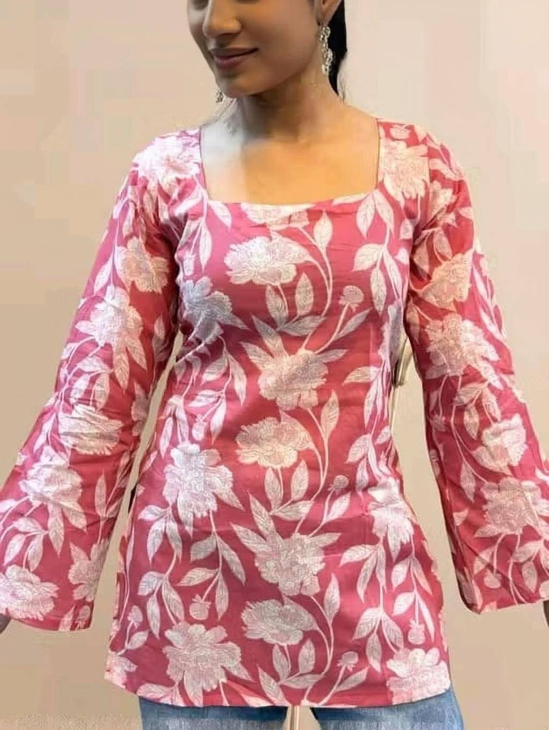 manya fashion Women Printed A-line Kurta
