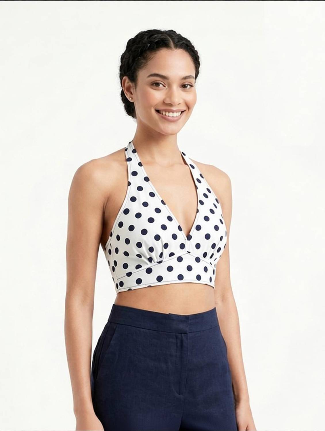 Bodyfigure Beach Wear Printed Women White Top