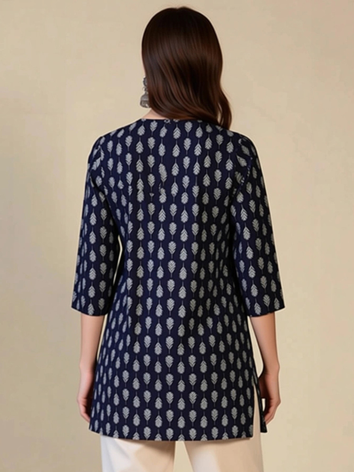 Image of EthnicBasket Women Printed Tunic Kurta