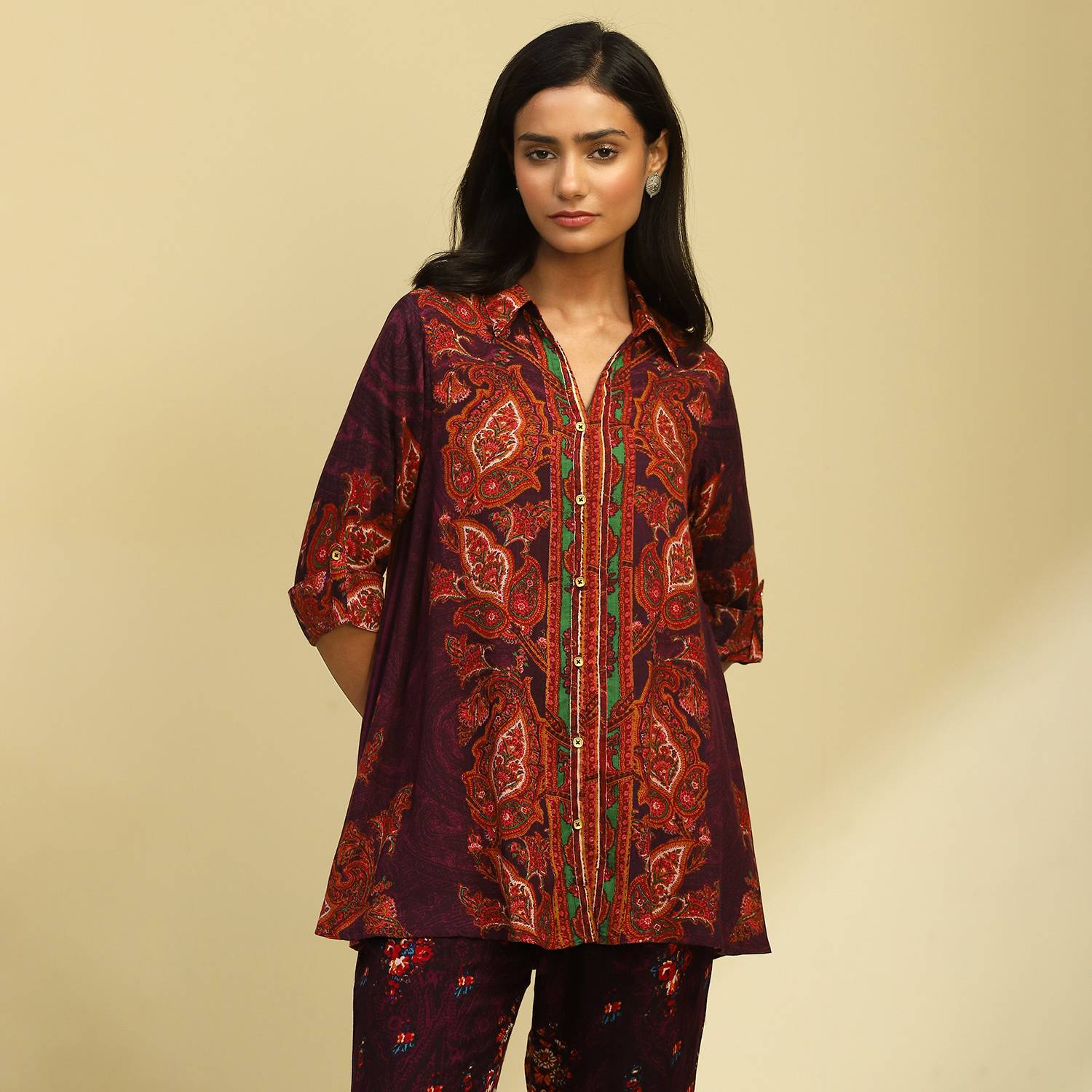 BIBA Casual Printed Women Multicolor Top