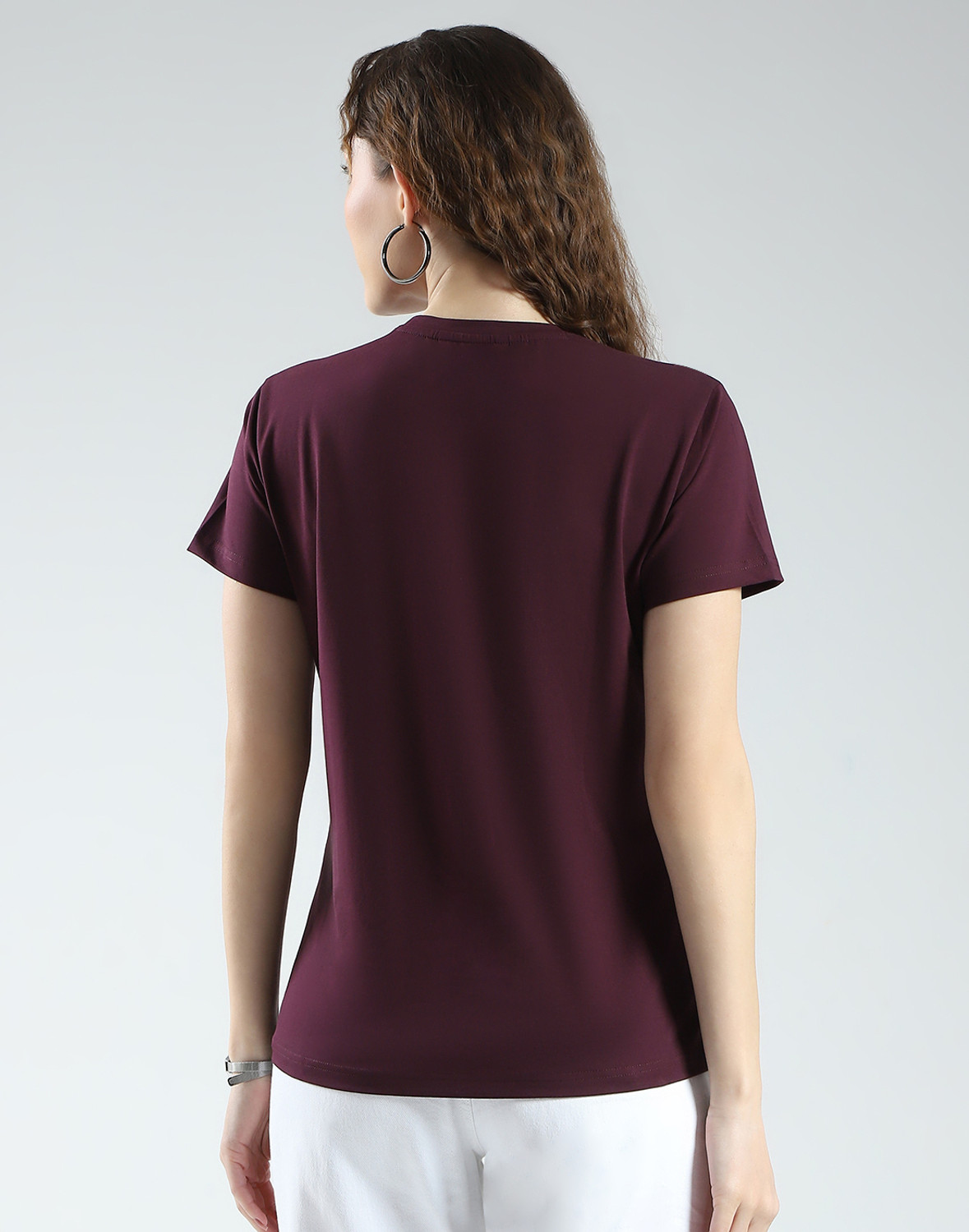 Image of MONTE CARLO Casual Printed Women Red Top