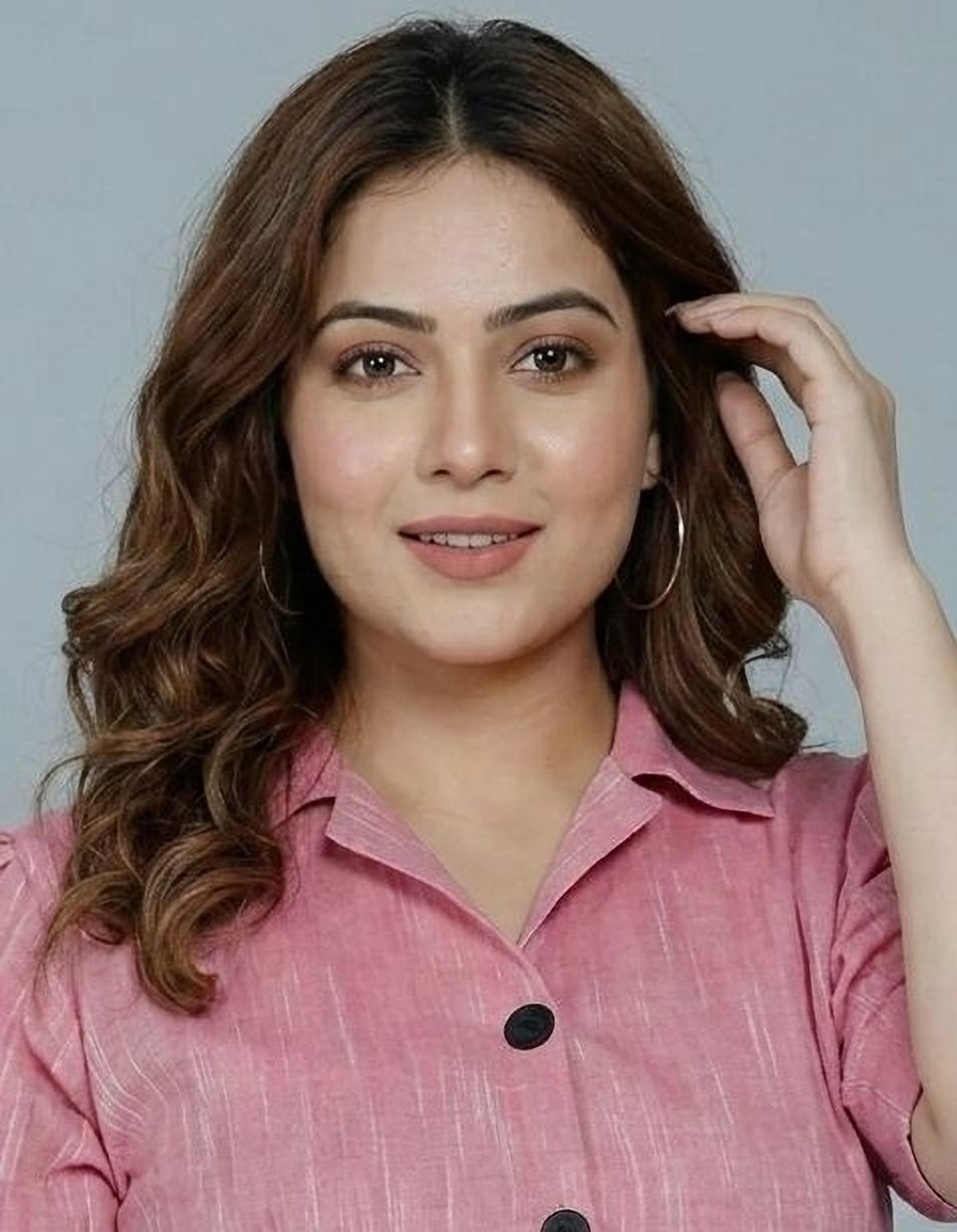 Image of Shanaya Casual Solid Women Pink Top