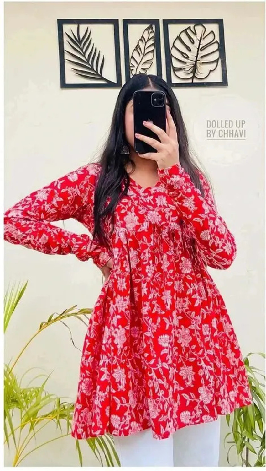 Image of BIBHATSU Casual Floral Print Women Multicolor Top