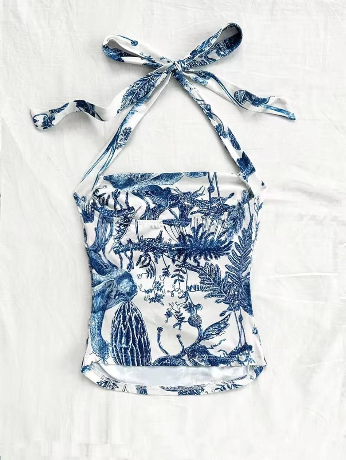 CAPROP Casual Printed Women Blue Top - Image 2