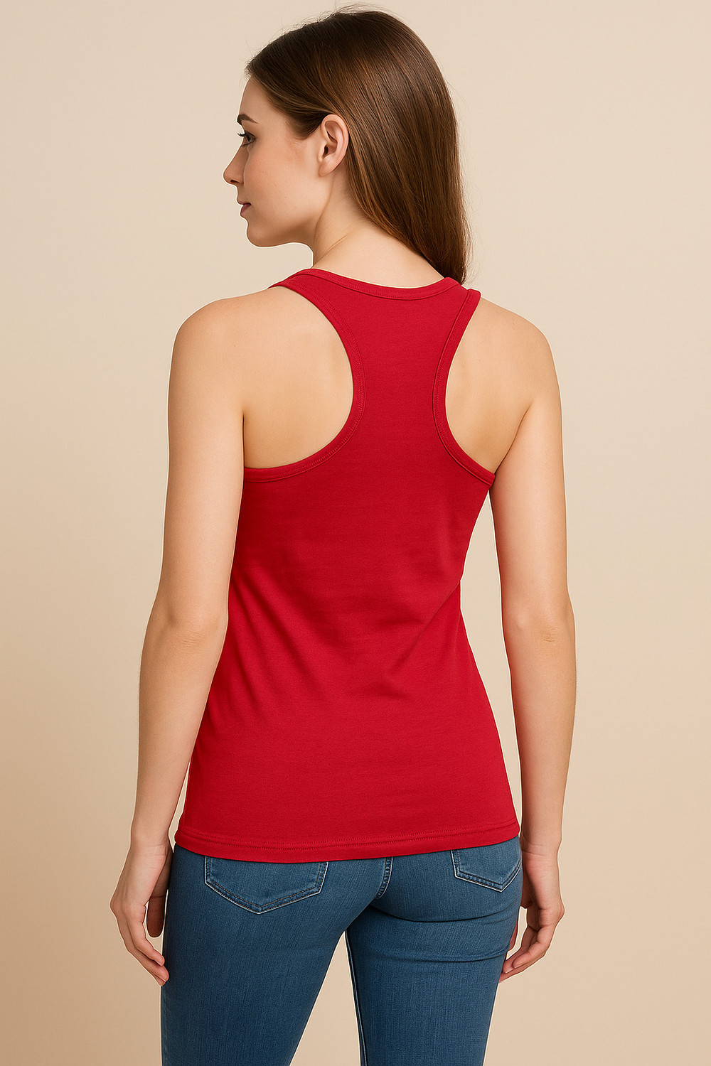 Image of Fleximaa Casual Printed Women Orange Top