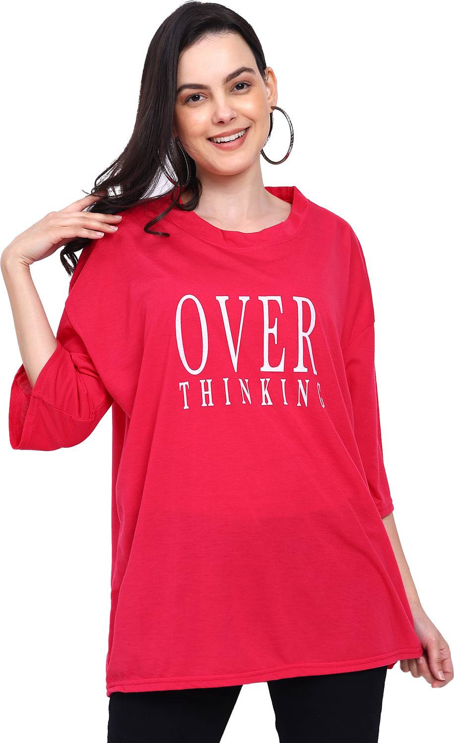 Bombshell Casual Printed Women Pink Top