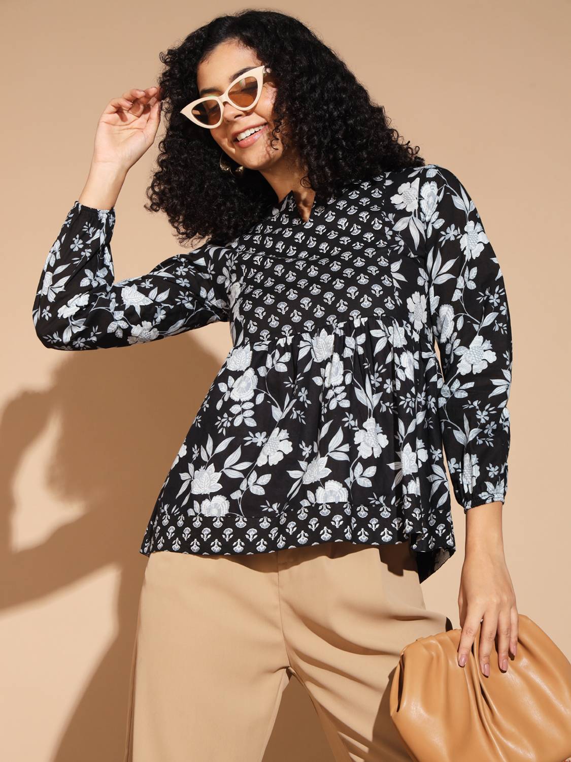 THE DRY STATE Women Floral Print Straight Kurta