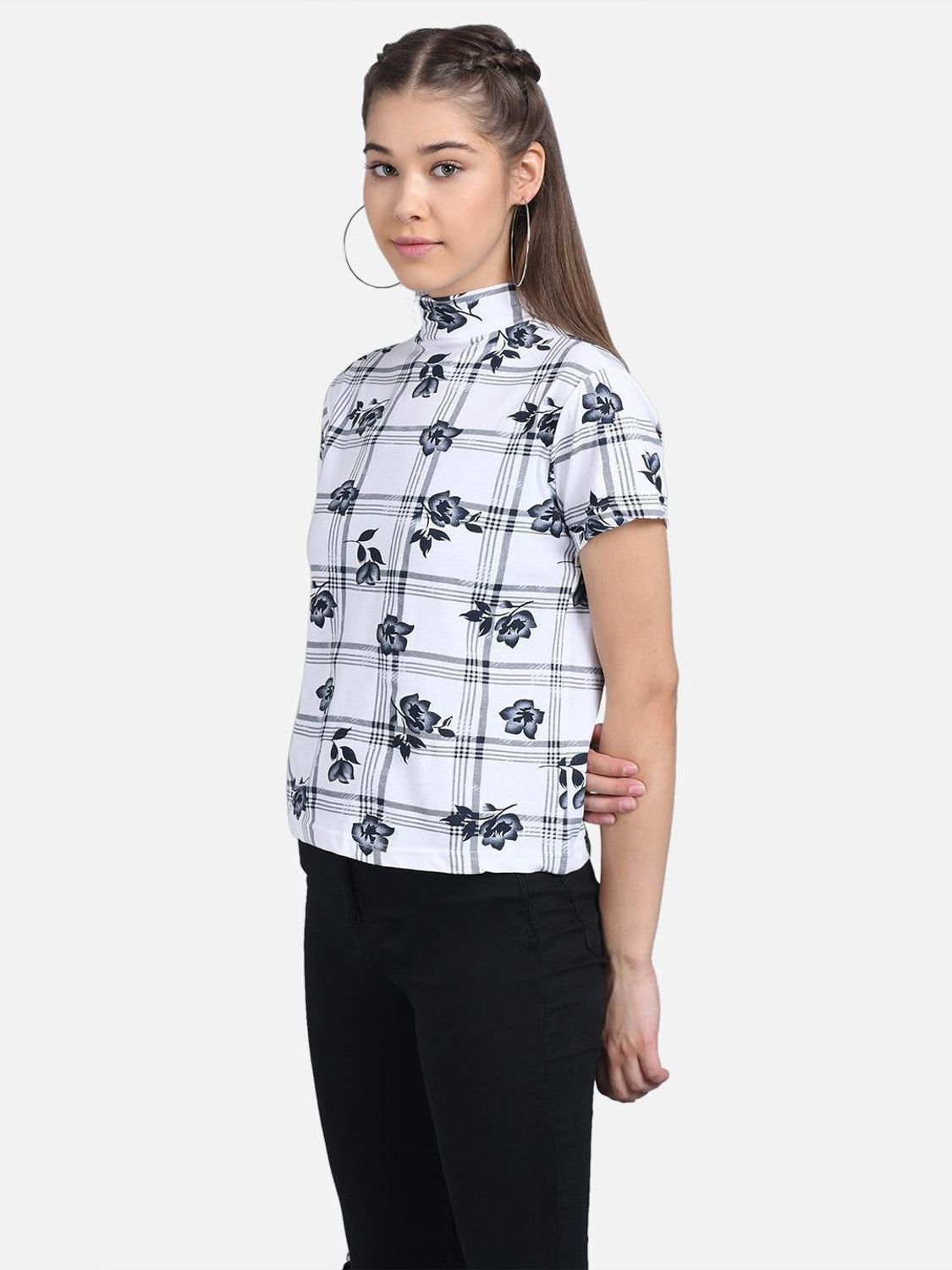 Image of KOTTY Casual Printed Women Multicolor Top