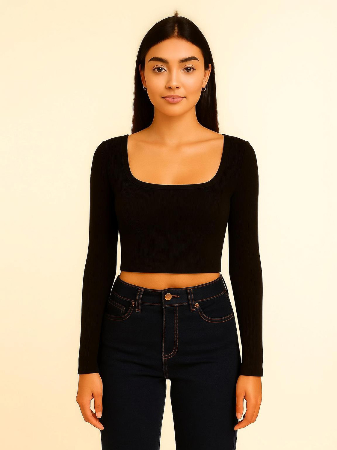 Image of ZEROZABAR Casual Solid Women Multicolor Top