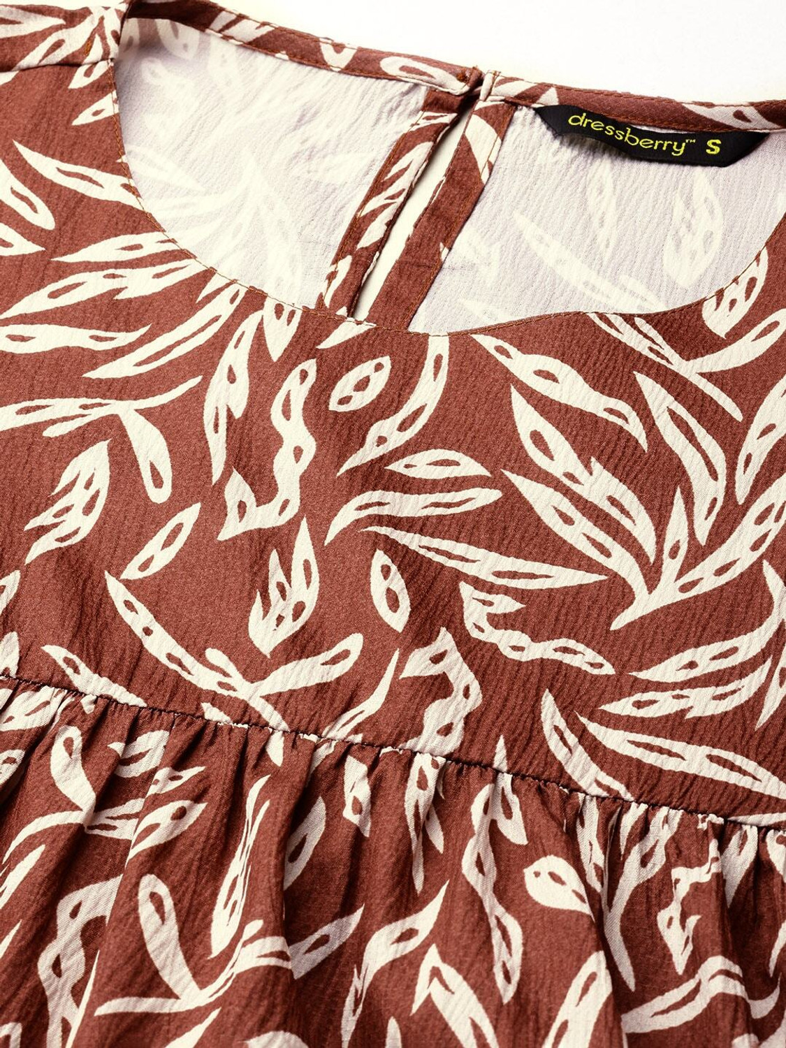 Image of Dressberry Casual Printed Women Red Top