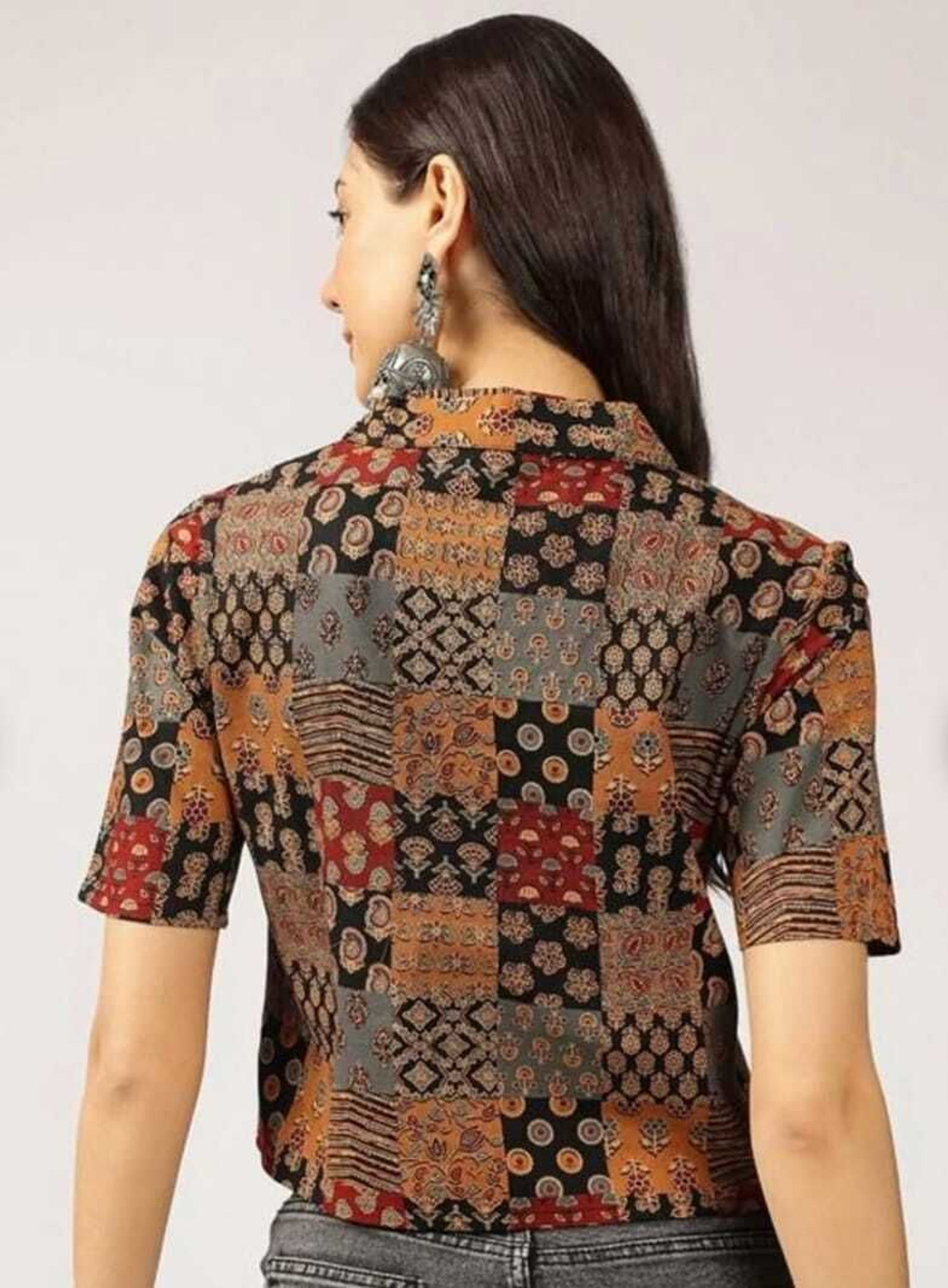 Image of upsara fashion Casual Striped Women Multicolor Top