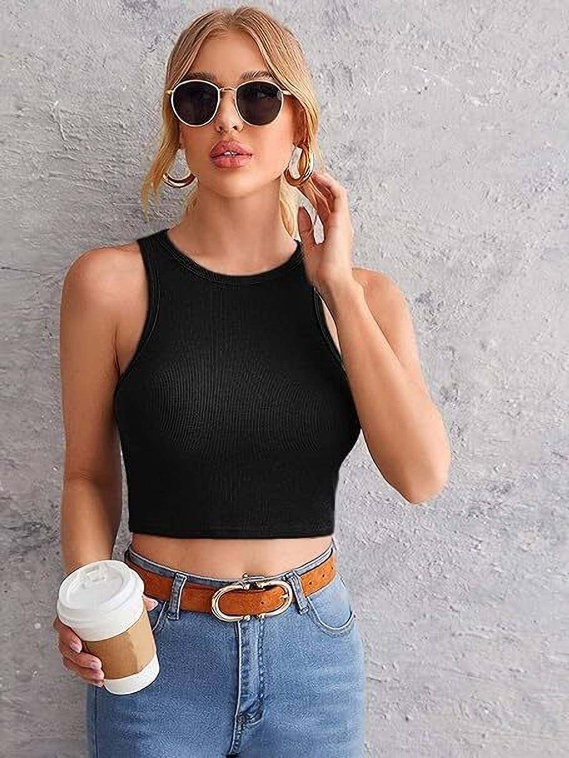 METRONAUT Women Casual Solid Top Pack of 3 - Image 2