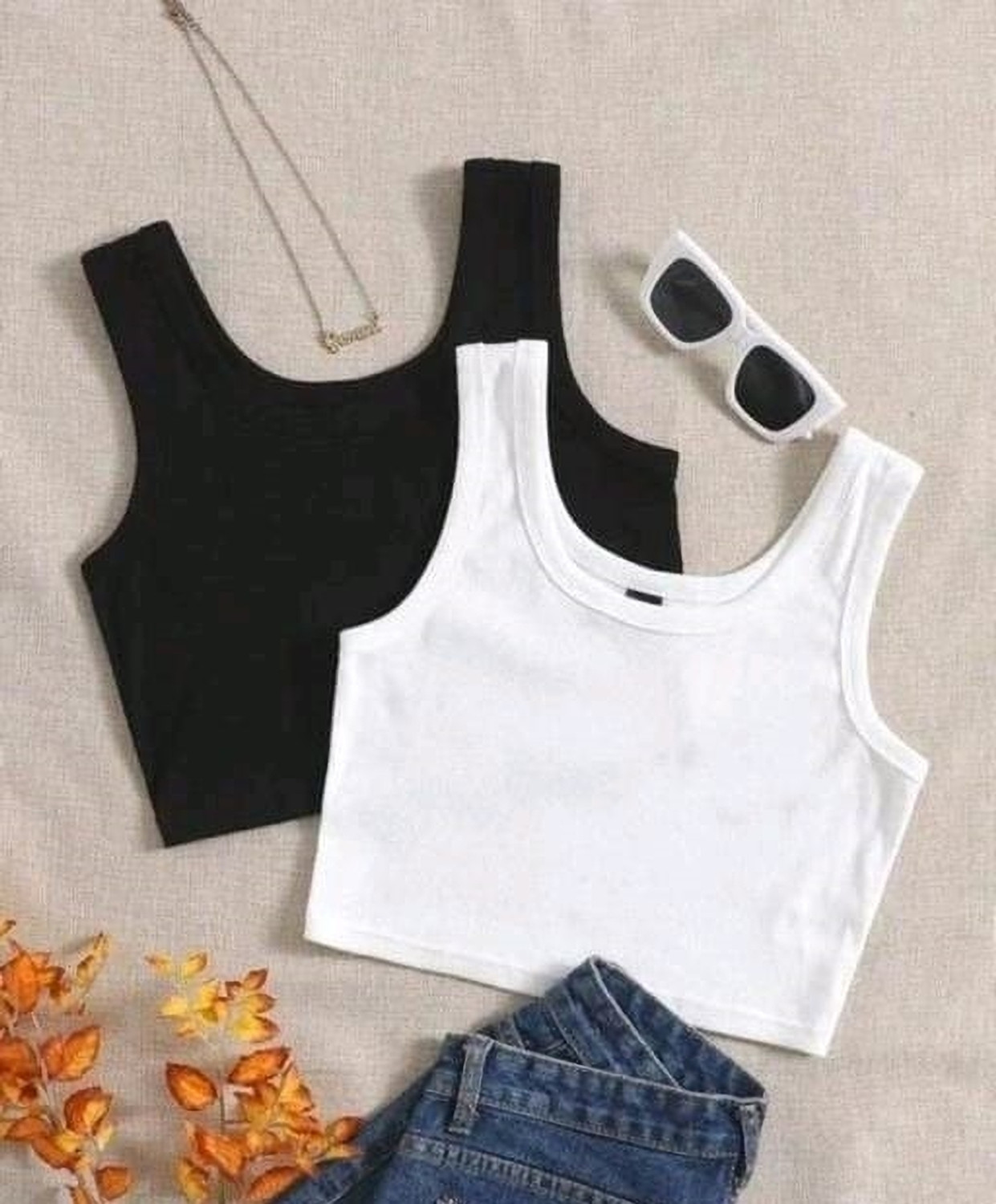 Image of TUSI Casual Solid Women Black Top