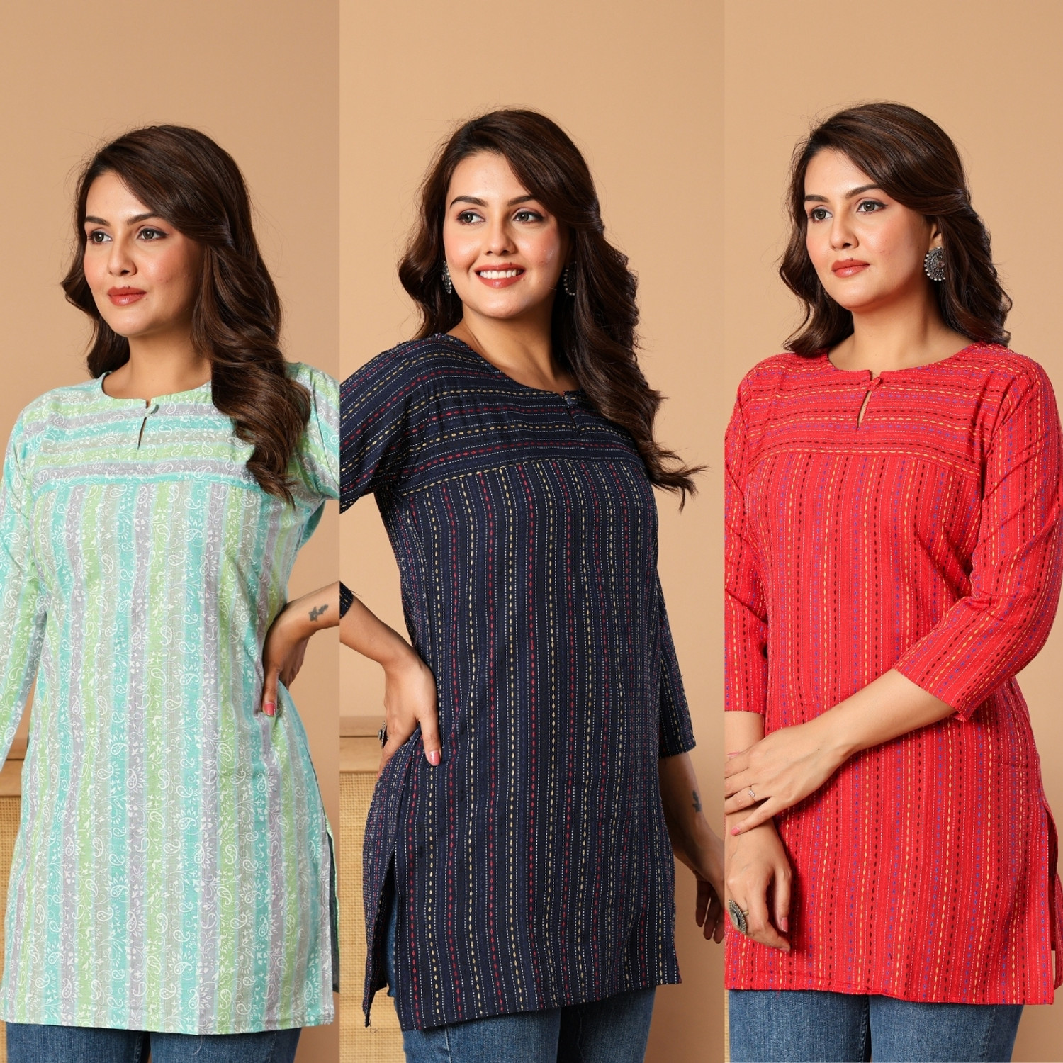 Image of ALW FASHION Women Printed Straight Kurta