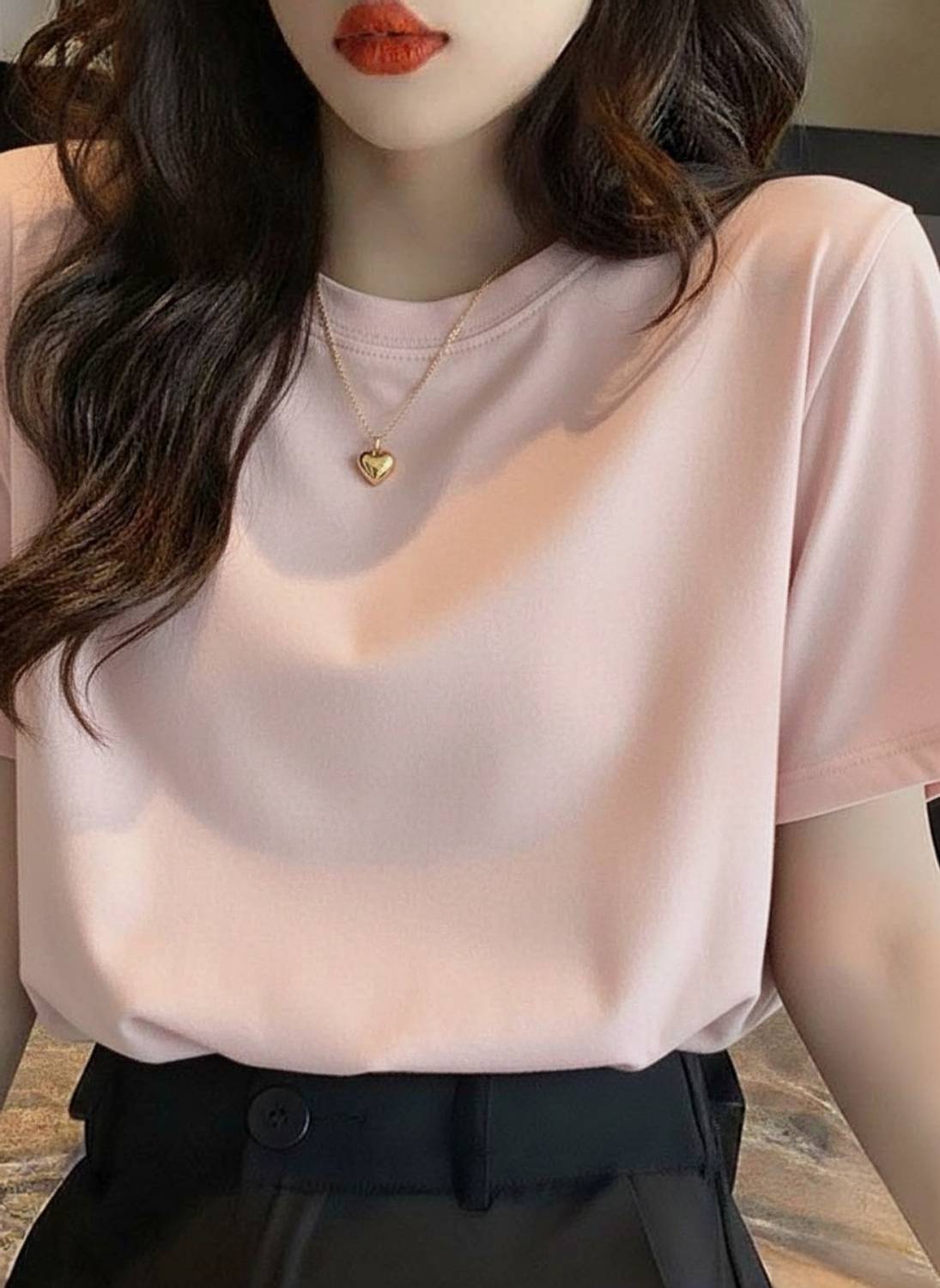 Bliez Casual Solid Women Pink Top