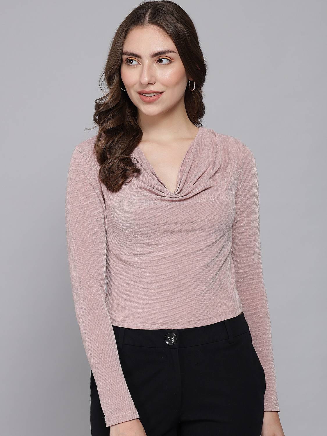 BEATNIK Party Solid Women Pink Top