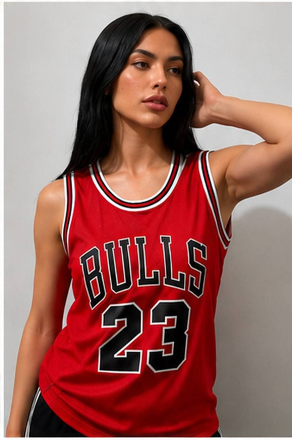 ANUSH FASHION Casual Printed Women Red, Black, White Top