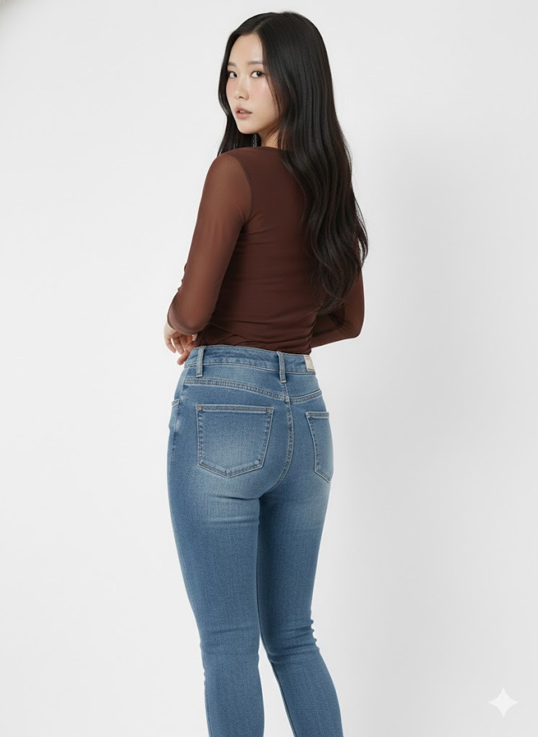 Image of Avyola Casual Solid Women Brown Top
