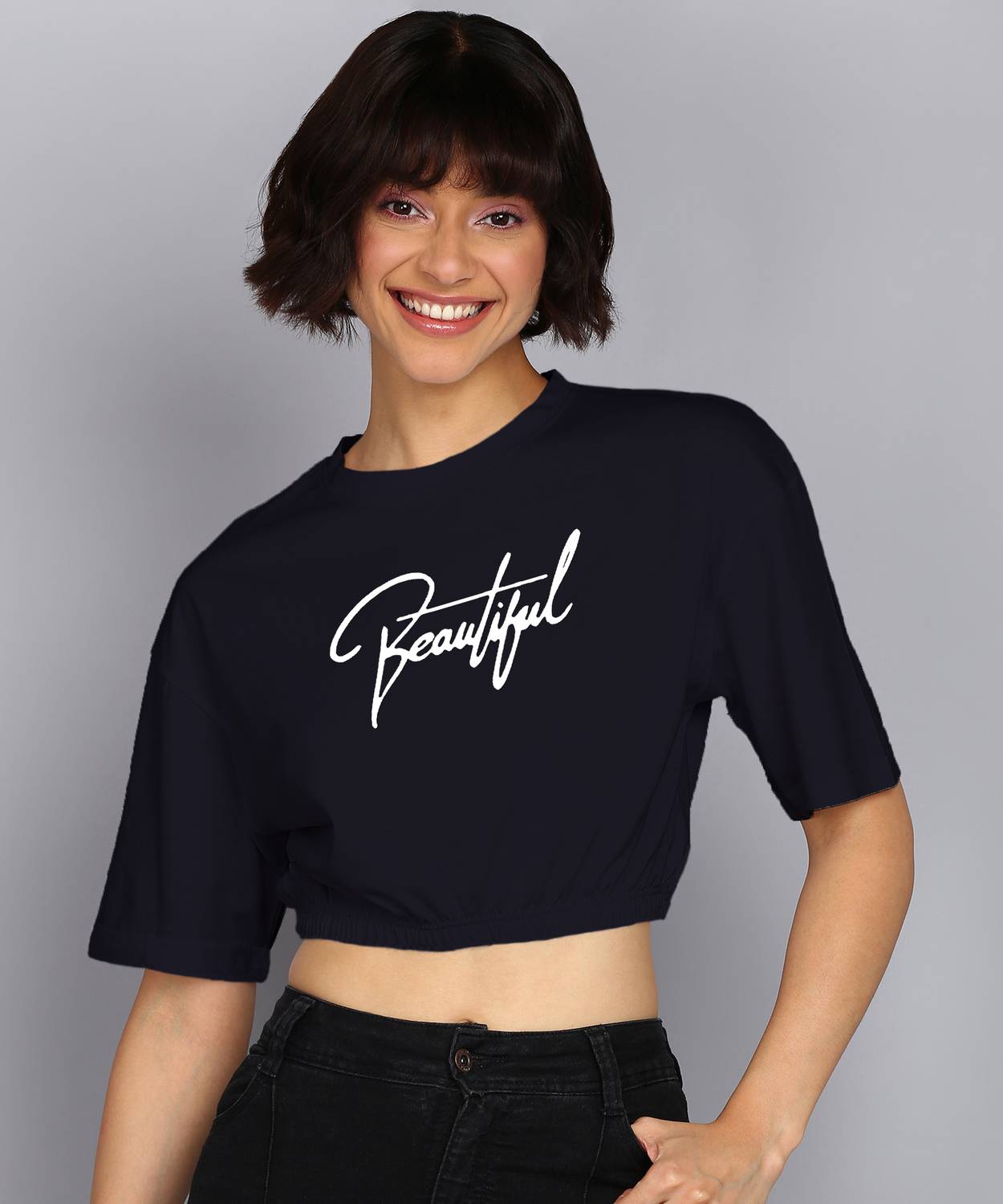 Adyavastram Casual Printed Women Black Top