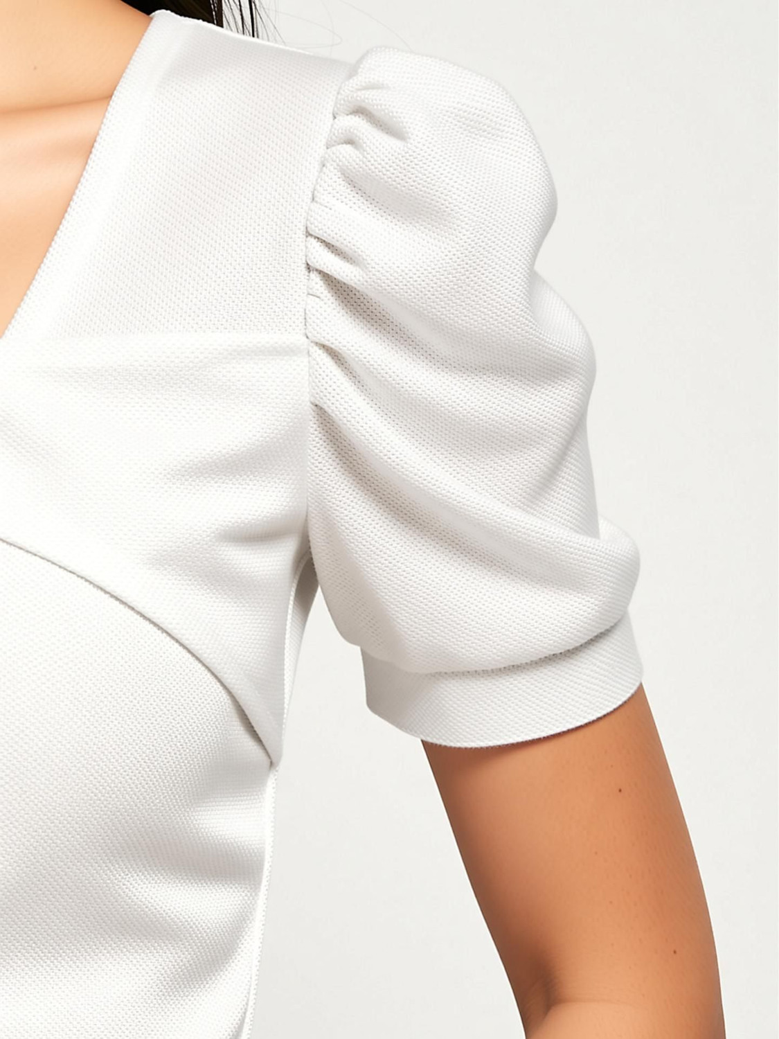 Image of Maheshvi Casual Solid Women White Top