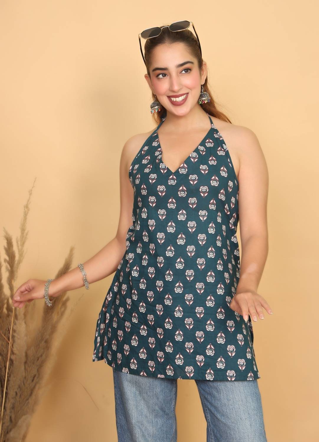 Arvagam Casual Printed Women Multicolor Top