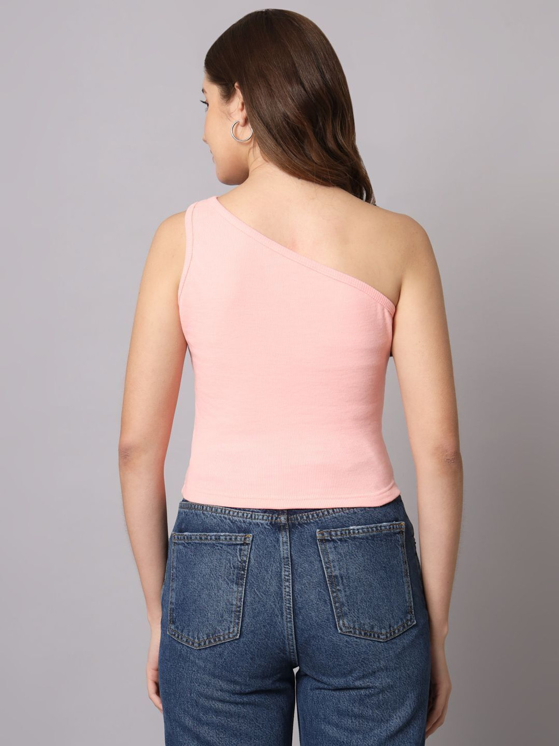 Image of FUNDAY FASHION Casual Solid Women Orange Top