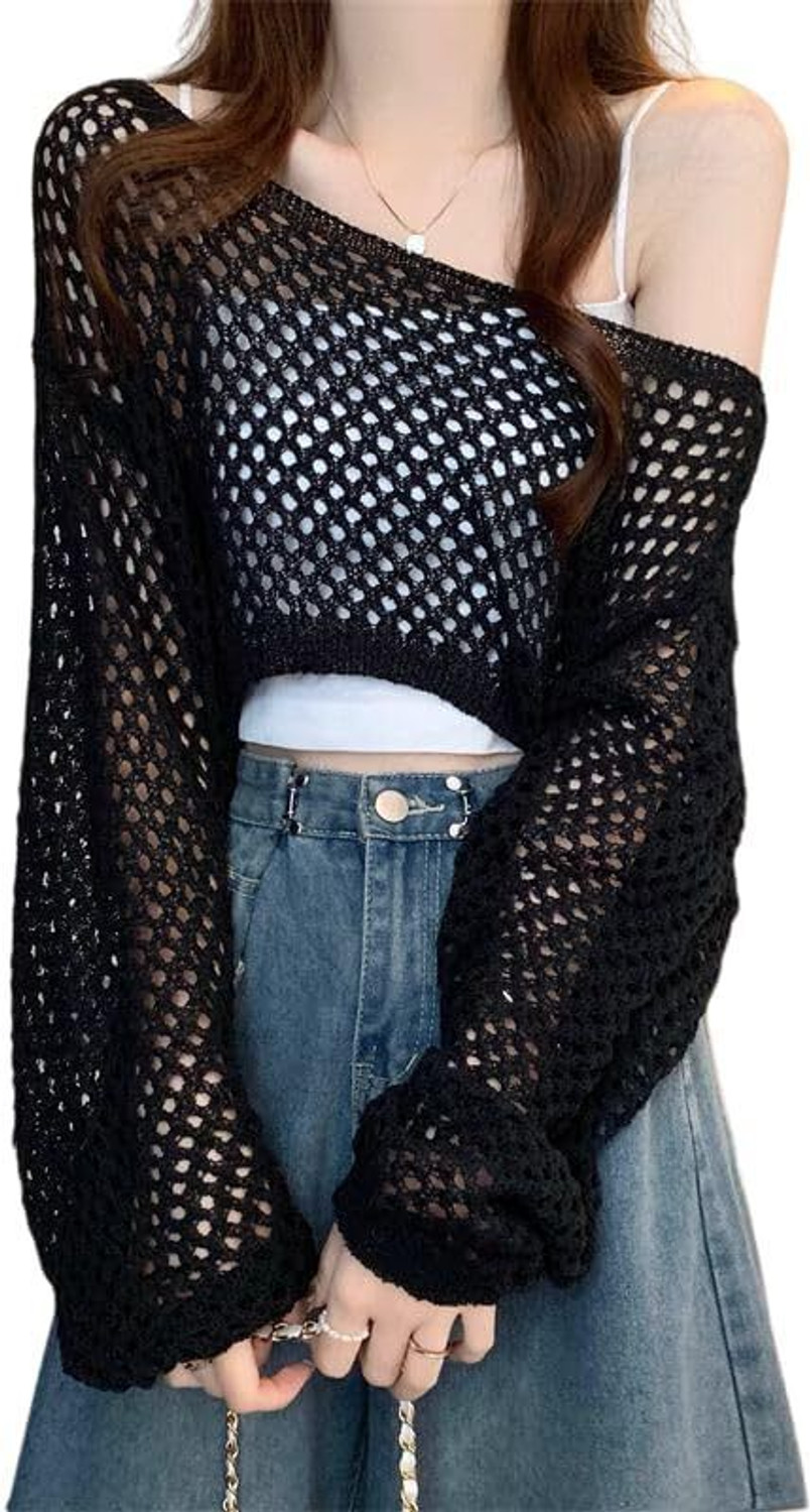 Image of CRAMPLE Casual Self Design, Lace Women Black Top