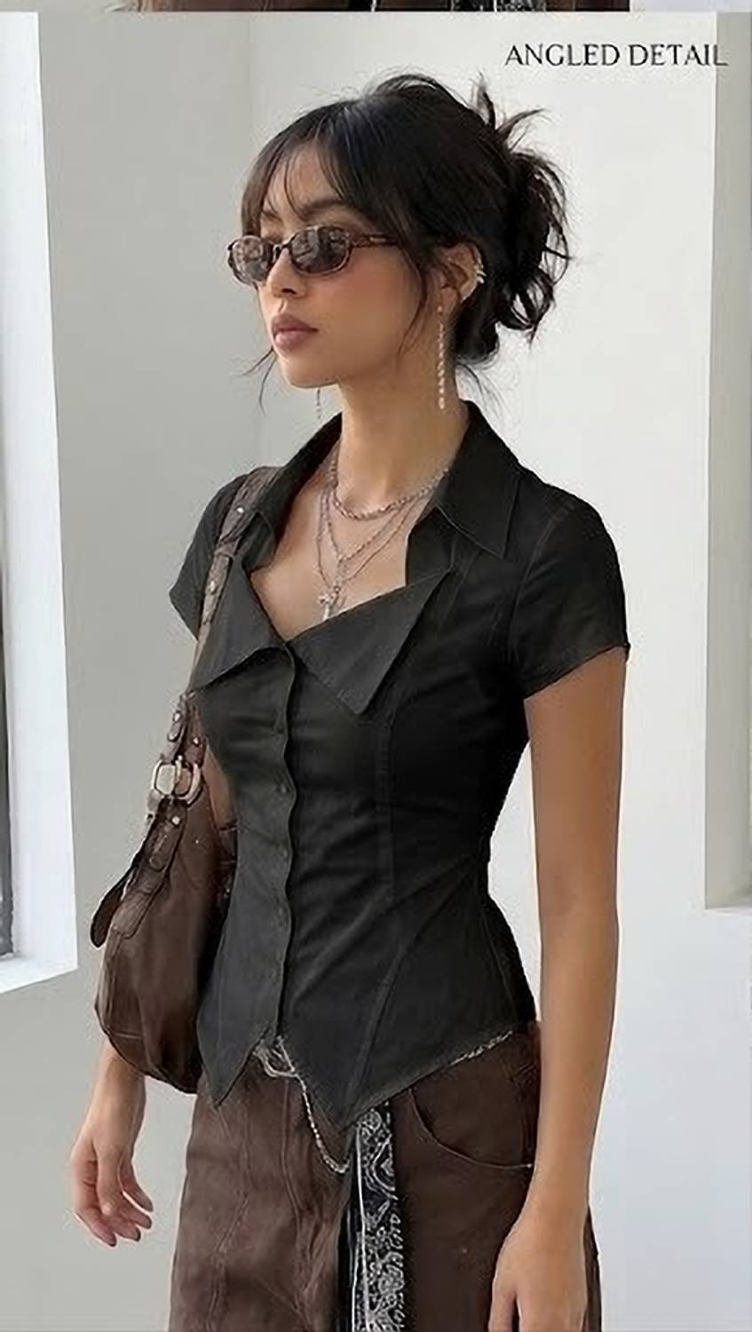 HOMODA Women Black Top - Image 3