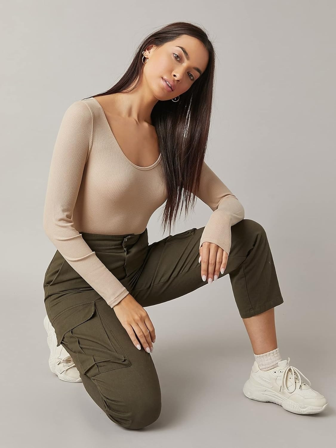 Image of TRENDY ERA Casual Solid Women Red Top