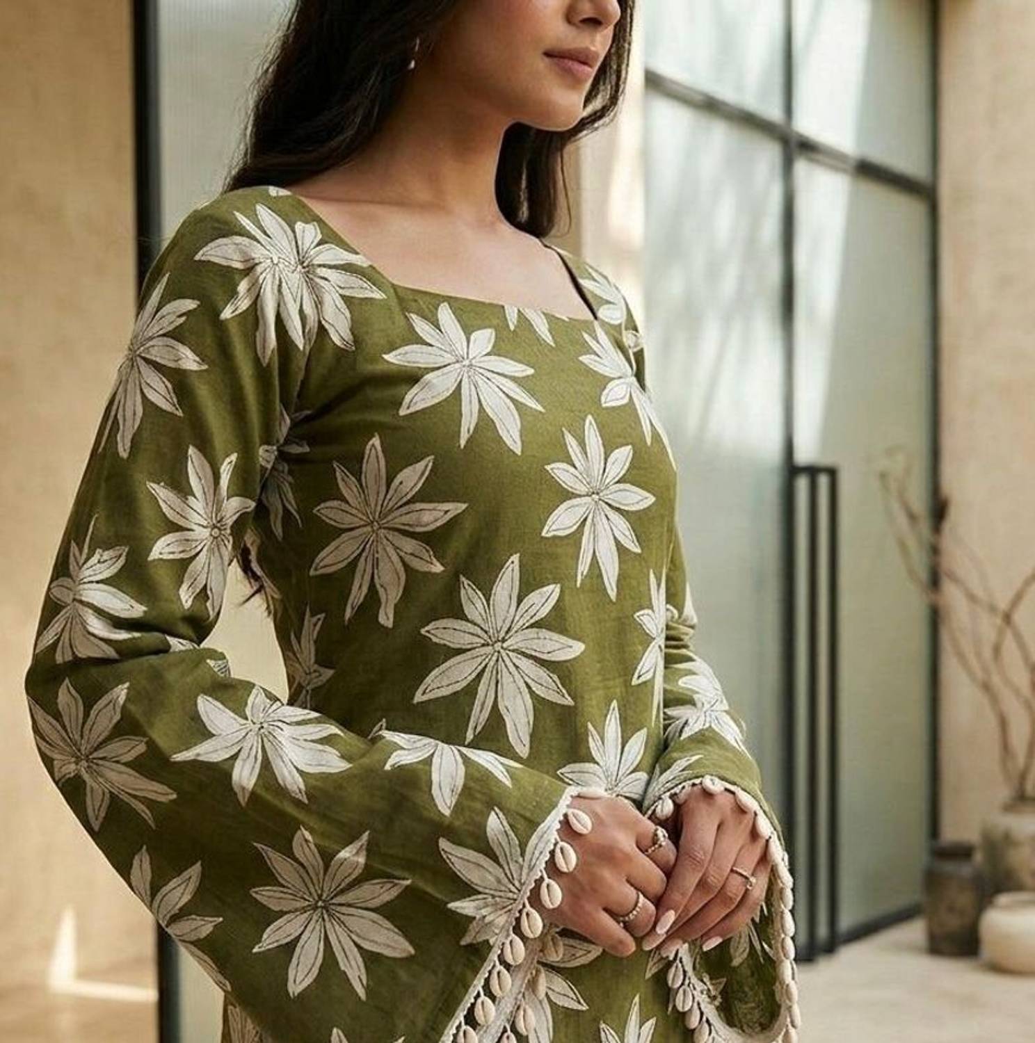 Andheriyas Casual Printed Women Green Top