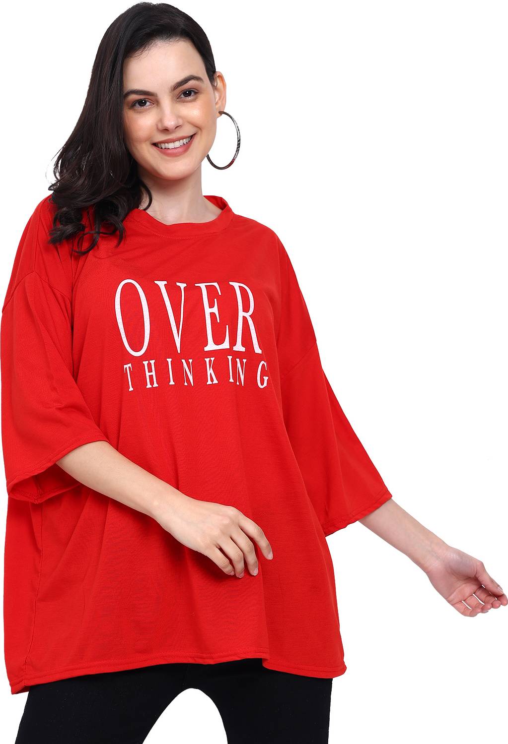 Bombshell Casual Printed Women Red Top