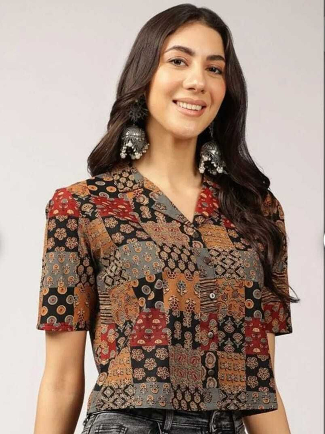 Image of upsara fashion Casual Striped Women Multicolor Top
