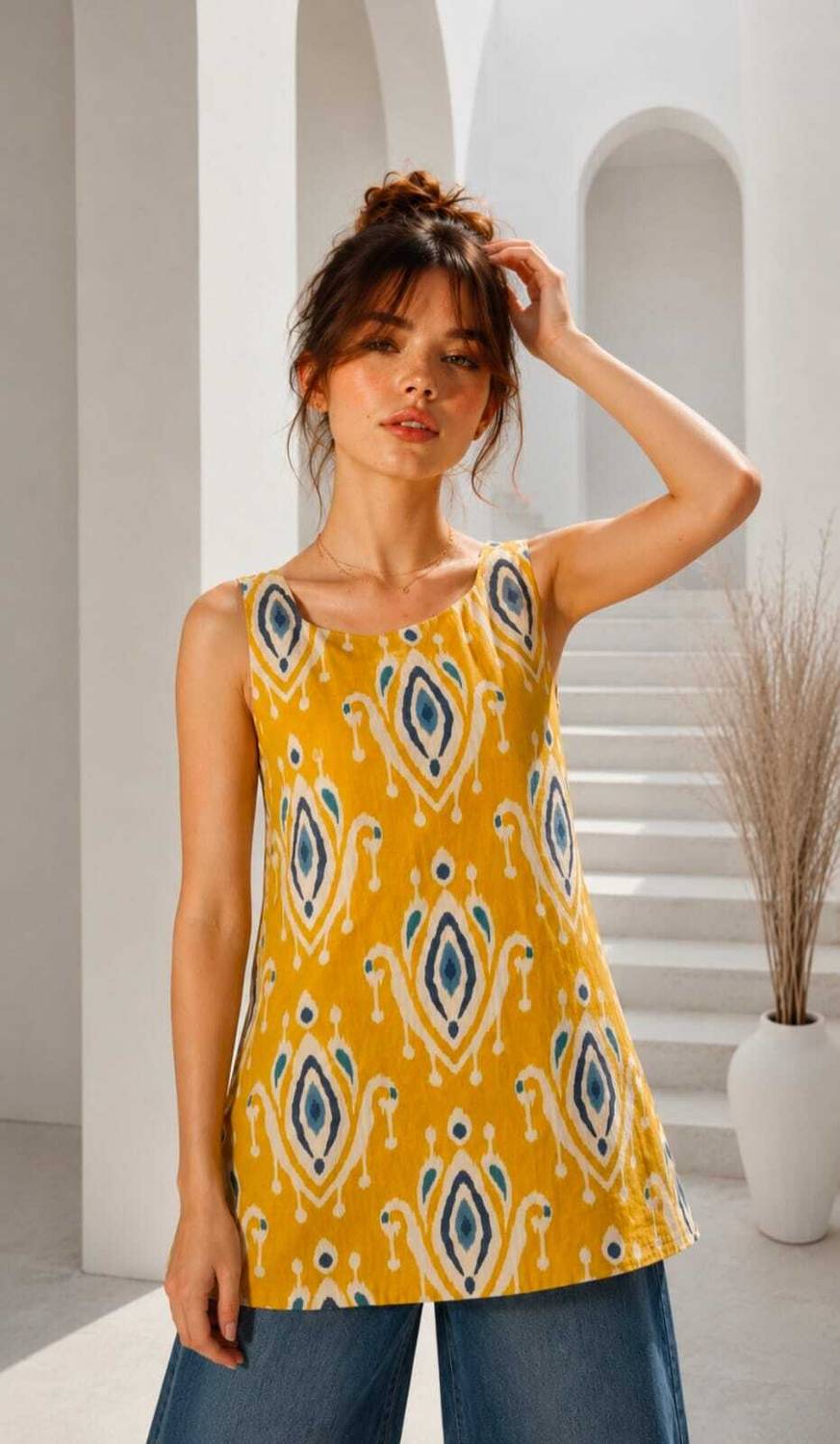 Shyam Fashion Casual Printed Women Multicolor Top