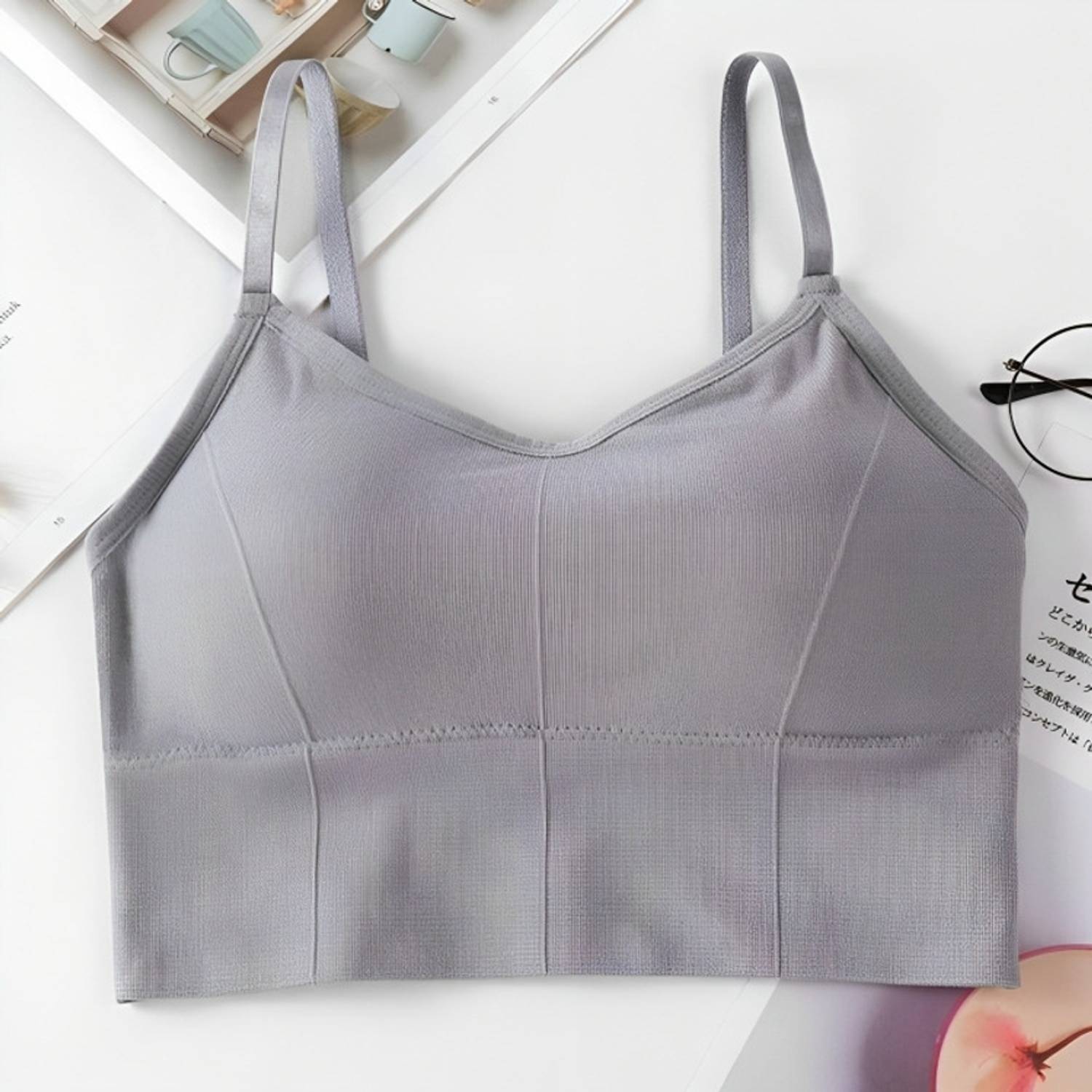 Crusila Women Bralette Lightly Padded Bra Pack of 3 - Image 5