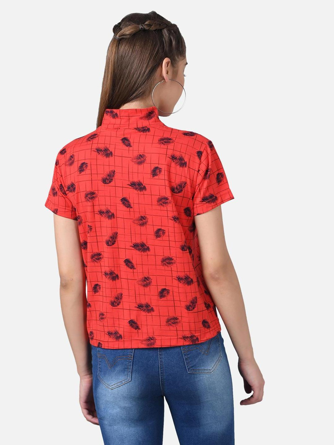 Image of KOTTY Casual Printed Women Multicolor Top