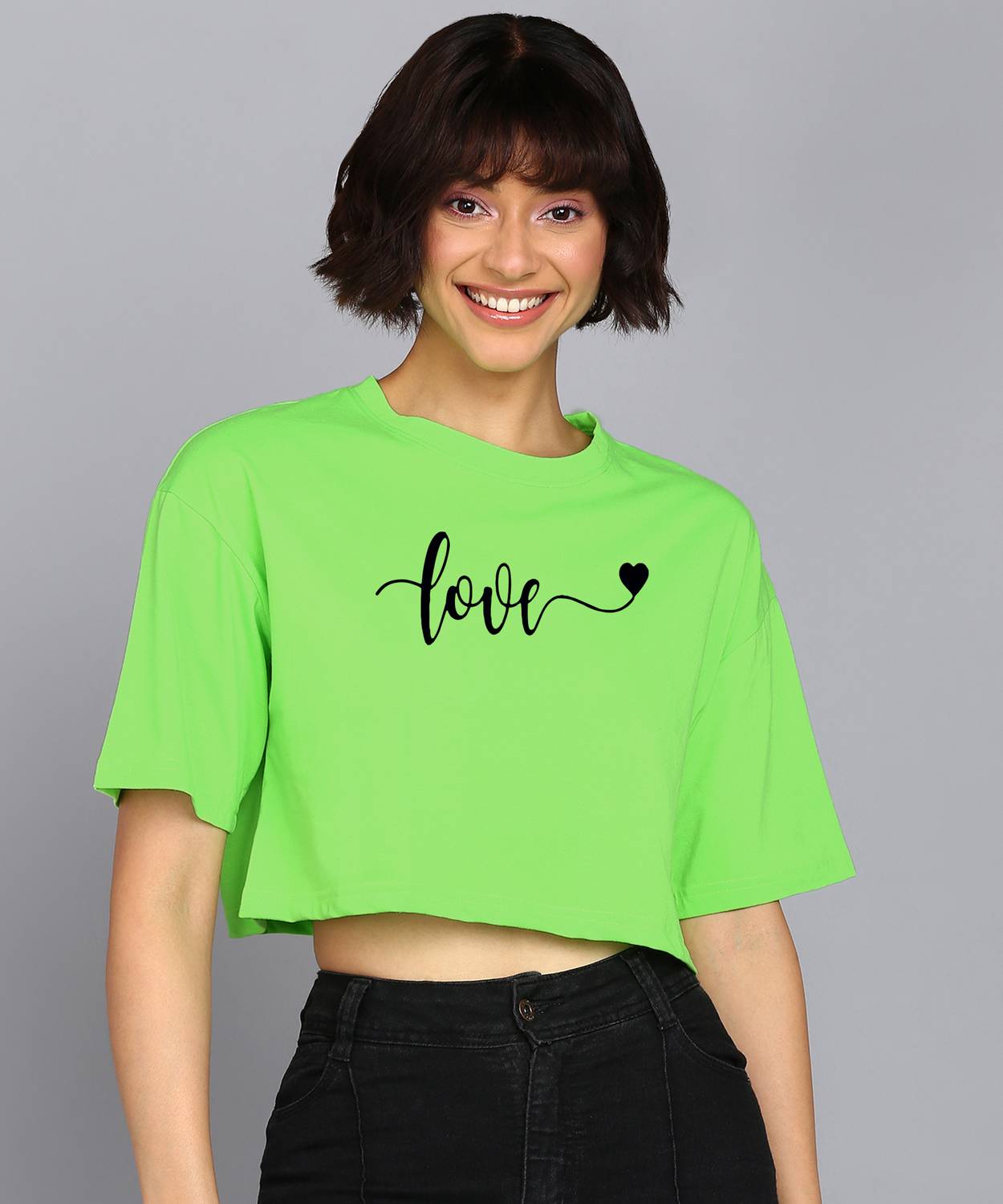 Adyavastram Casual Regular Sleeves Graphic Print, Printed Women Green Top