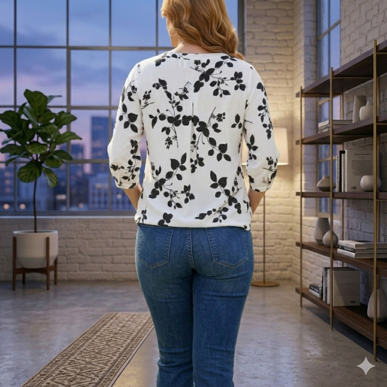 Image of Pitambara Casual Printed Women White Top