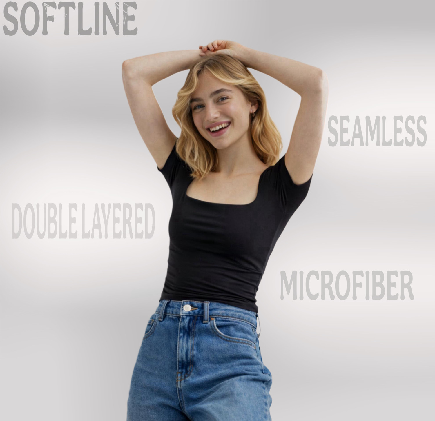 Image of SIGHTBOMB Party Solid Women Black Top