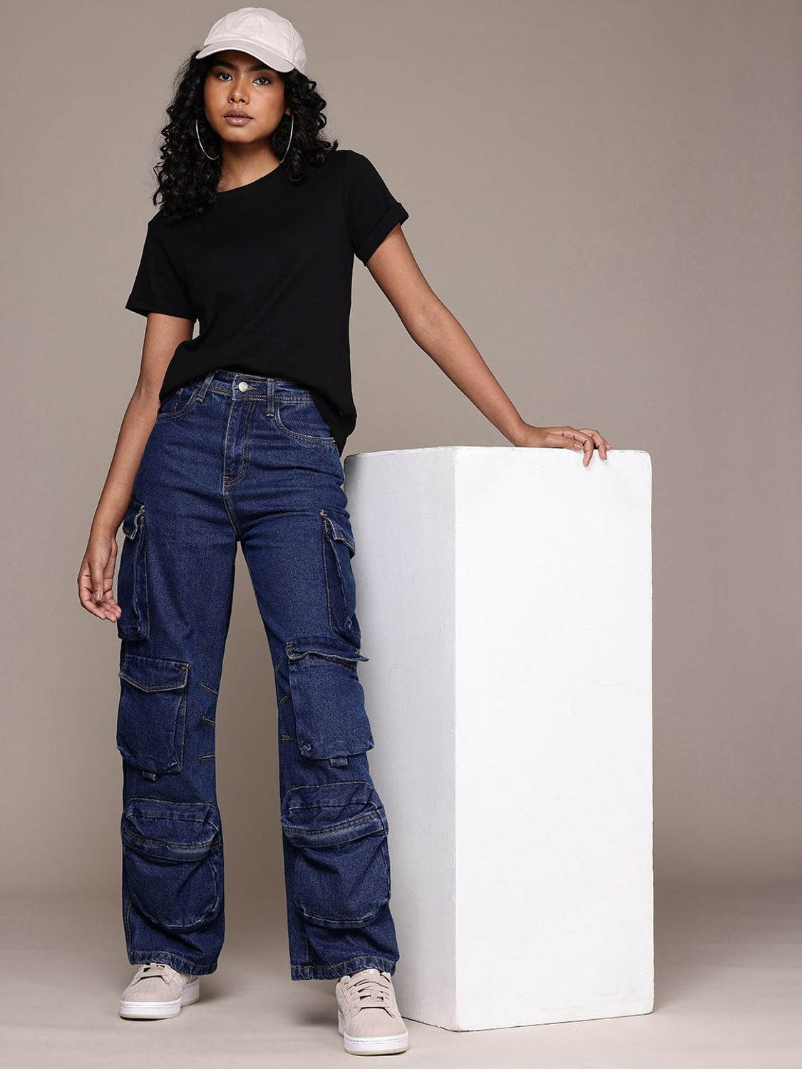 Image of Roadster Casual Solid Women Black Top