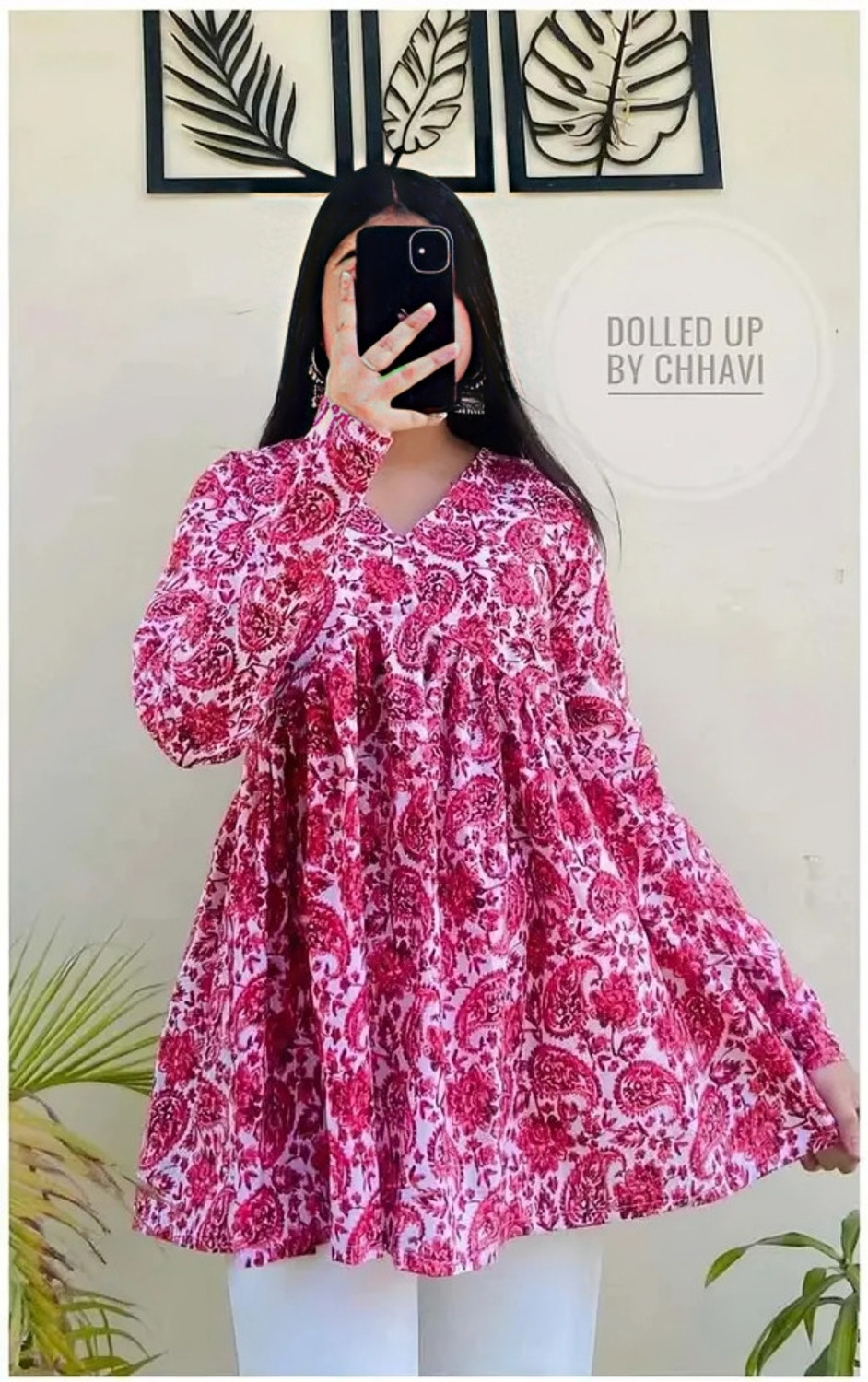 Image of BIBHATSU Casual Floral Print Women Multicolor Top