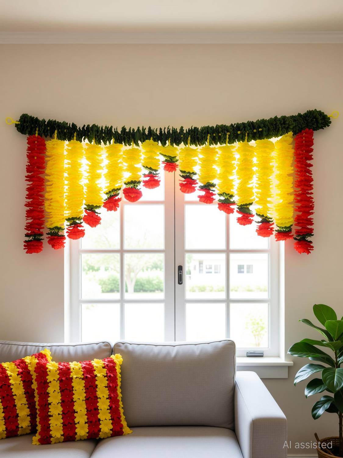 Afarza artificial flower toran for door hanging home decoration diwali decoration Toran