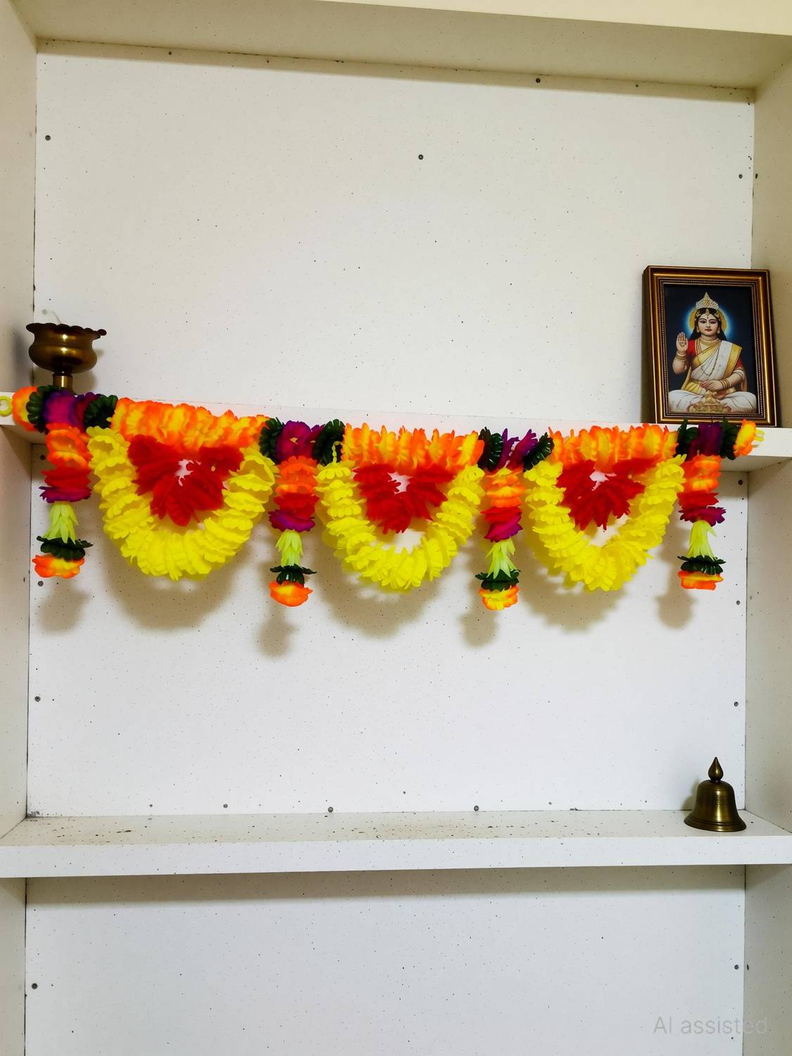 Afarza artificial flower toran garland for door wall hanging home decoration entrance Toran