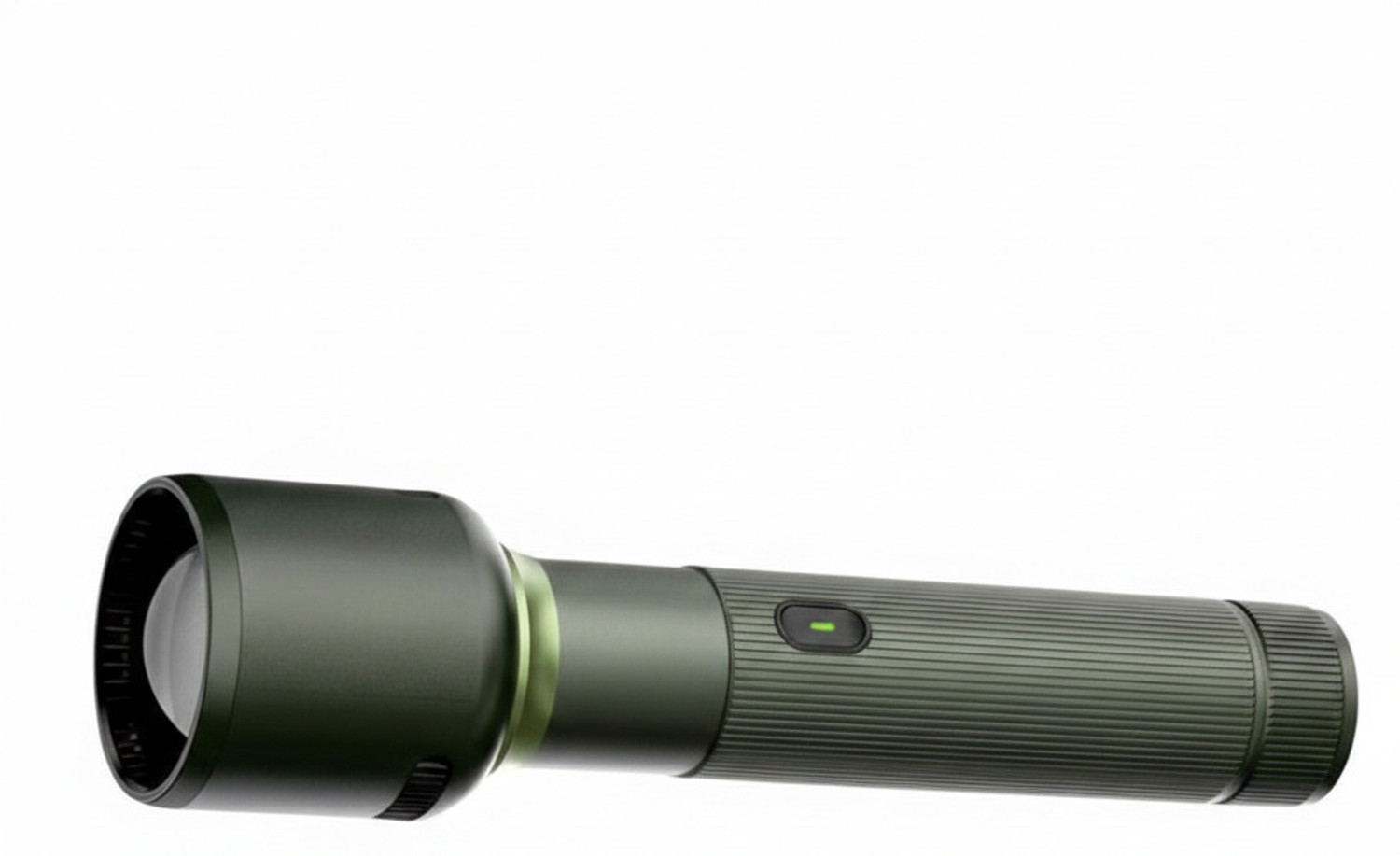 Image of PICSTAR RL-M59 Waterproof Metal LED Flashlight 200W with Adjustable Focus & Type-C Cable Torch