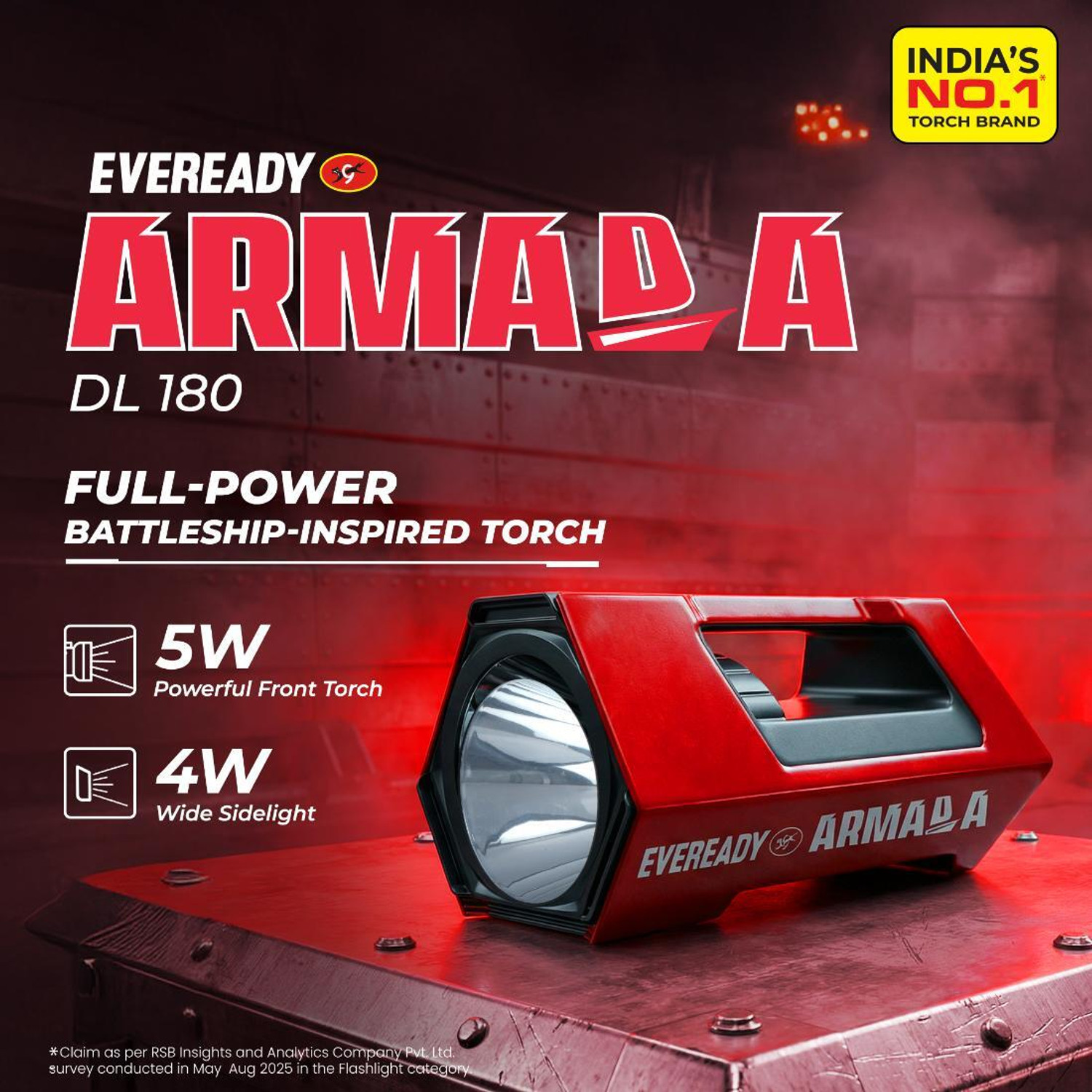 Image of EVEREADY ARMADA DL180 Torch