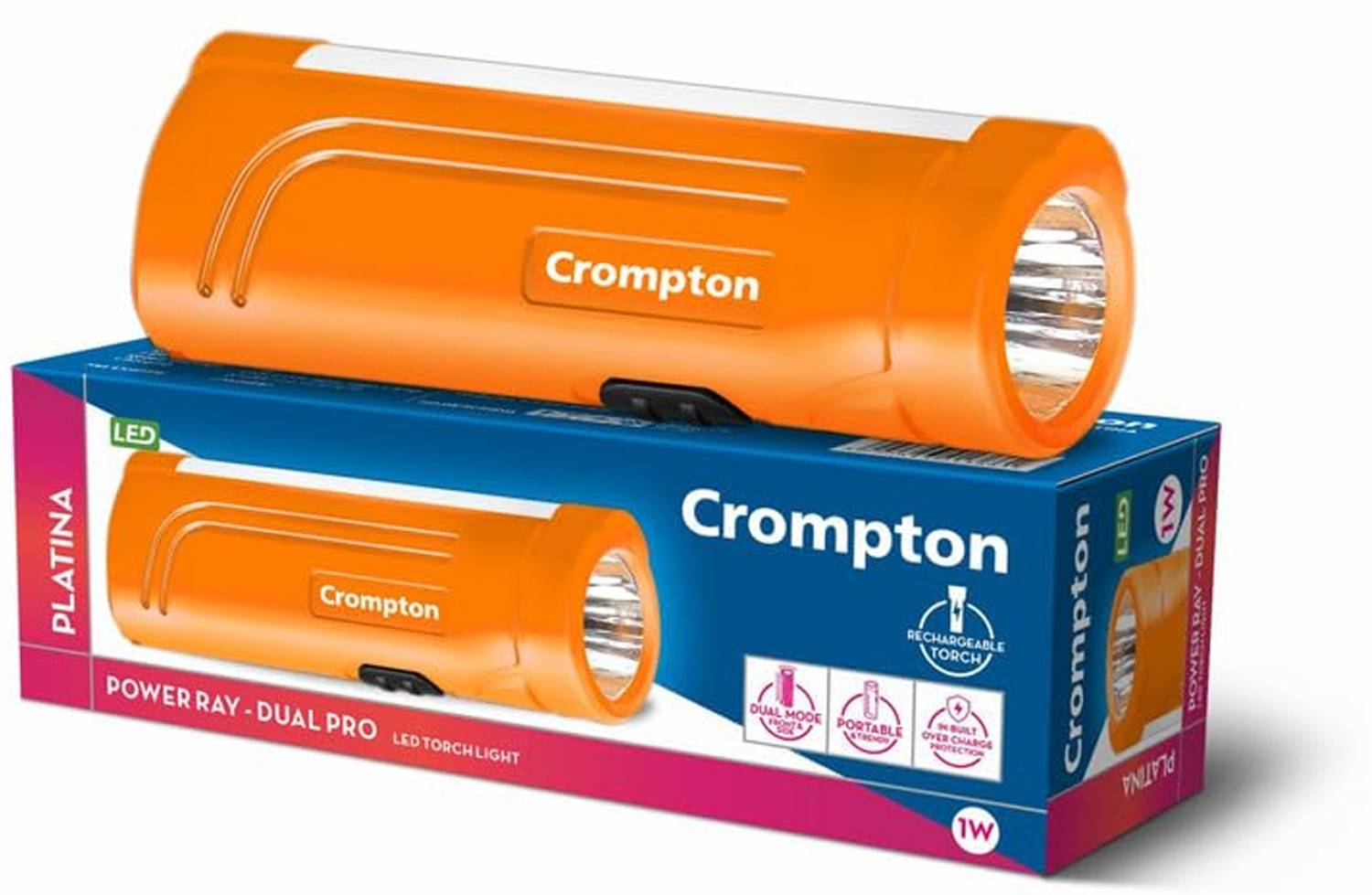 Crompton LED 1W Dual Pro Torch