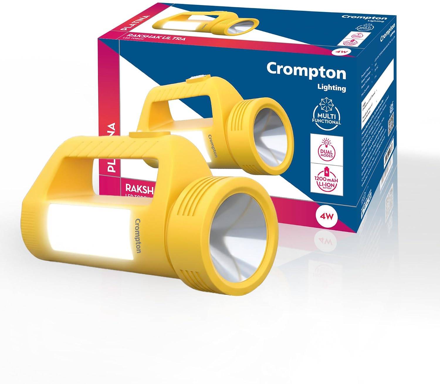 Crompton LED 4W Rakshak Ultra Torch