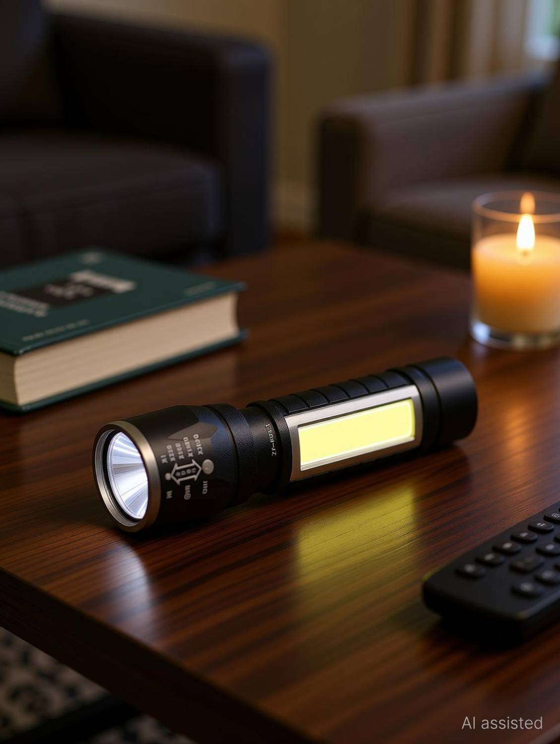 BloomiFy BMT-M2 Mini Metal Body Torch - Waterproof, Chargeable, Pocket-Sized Torch