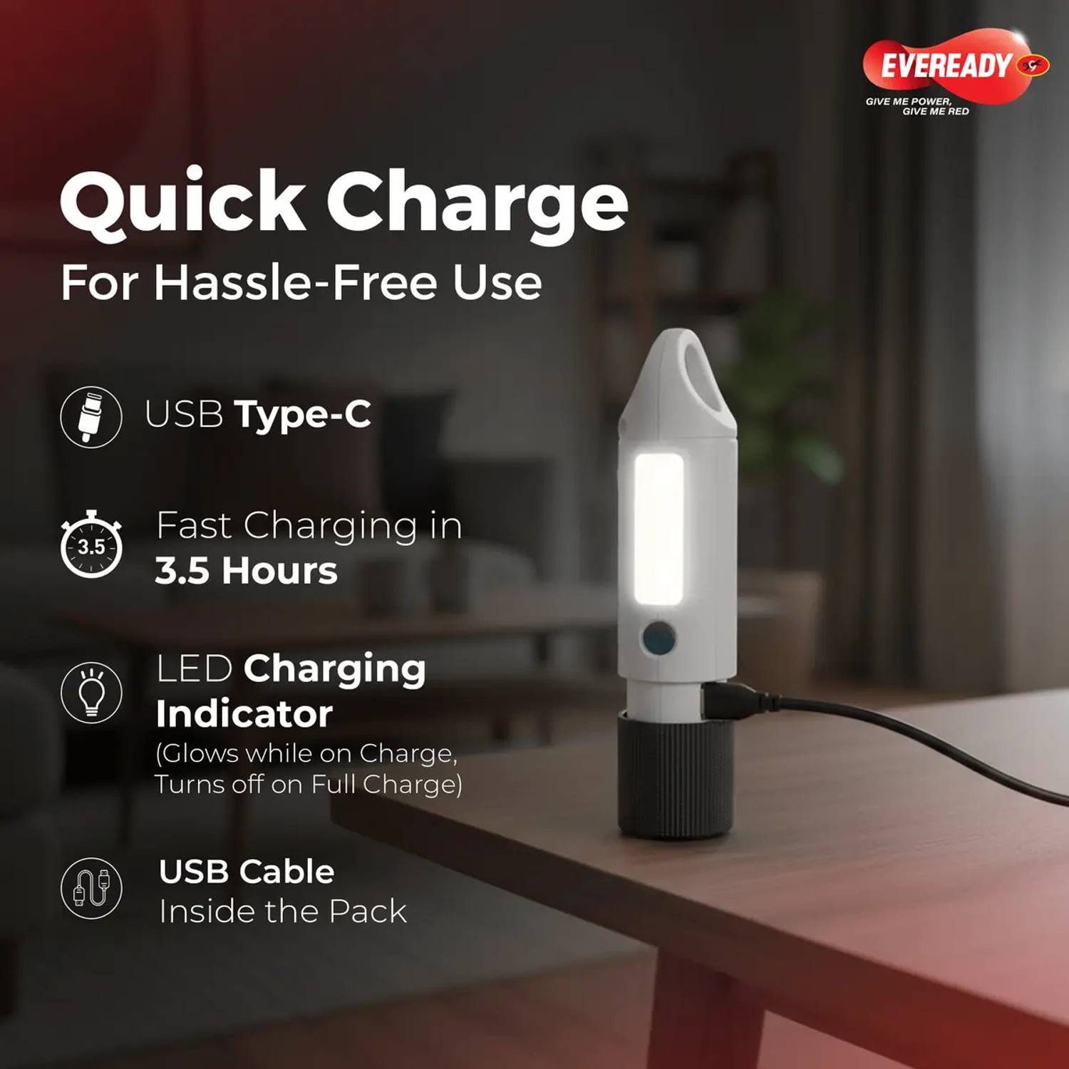 EVEREADY TWYSTER DL110 USB Type-C Torch - Image 4